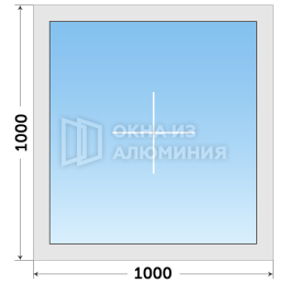 Алюминиевое остекление арочное готовое AL-773