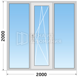 Квартирное остекление из алюминия на заказ AL-331